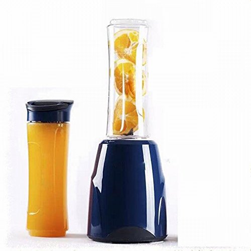 Click Here to See More Images PLLP Juicer Juice Machine Fruit Multi - Purpose Baby Supplement Food Juice Machine Double Cup Gift,Blue
