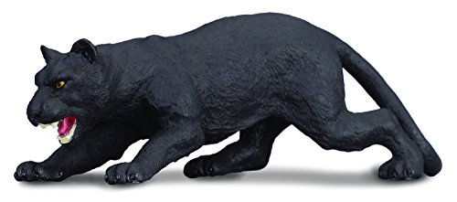 CollectA Wildlife Black Panther Toy Figure - Authentic Hand Painted Model