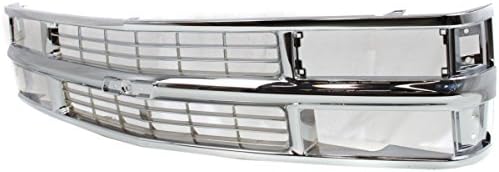 Diften 102-A0657-X01 - New Grille Assembly Grill Chrome Suburban Full Size Truck Chevy Blazer GM1200238