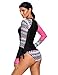 GRAPENT Women Long Sleeves Aztec UPF 50+ Rash Guard Athletic Swim Shirt Swimsuit