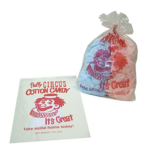 Gold Medal Plastic Cotton Candy Bags (1,000 ct.)