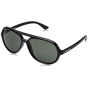 Fastrack UV protected Square Men’s Sunglasses (P358BK2|57 millimeters|Black)