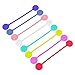 BBTO 16 Pieces Magnetic Twist Ties String Winder Cable Organizer Wrap for Earphone, Keychains Management, 8 Colors