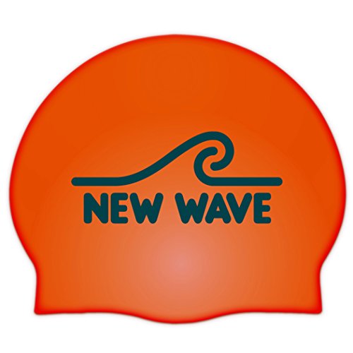 New Wave Swim Cap - Silicone Swim Cap by New Wave Swim Buoy (60g Large)