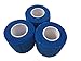 zechy Grip Tape - Hockey, Baseball, Lacrosse, Any Other Sports requiring a Solid Grip - 2 inch by 15 feet (Blue) (3 Pack)
