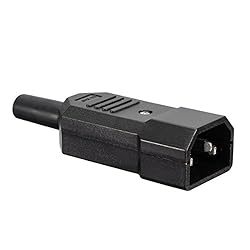 uxcell 10Pcs AC250V 10A IEC320 C14 Male 3 Terminals