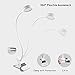 EYOCEAN Desk lamp, LED Reading Light, Dimmable Clamp Lamp for Bed Headboard, Bedroom, Office, 3 Modes & 9 Dimming Levels, Flexible Clip Desk Lamp