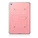 ULAK iPad Mini 4 Case, [Drop Protection] Knox Armor [Rugged Defense] Heavy Duty with Shock Absorbent [Dual Layered Hybrid Case] Built in Stand Cover for Apple iPad Mini 4 - [Pink]
