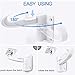 10 Pack Newest Cabinet Locks Child Safety Baby Proofing Cabinet and Drawers Latches, UPGRADED 3M Adhesives No Drilling No Screws Installation, Invisible Design White (10)thumb 1