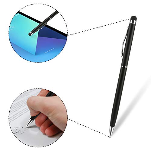 Stylus Pen, UROPHYLLA Stylus Pens for Touch Screens, 2 in 1 Capacitive Stylus Ballpoint Pen Stylus for iPad, Tablet, iPhone, Kindle, Samsung and Other Touch Screen Devices (Black-10Pack)