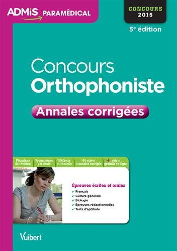 Concours orthophoniste