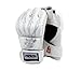 SKL Half Finger Boxing Gloves Sanda Fighting Sandbag Gloves MMA UFC (Black with Skull Fingers)