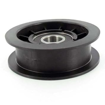 Poulie de traction à gorge plate sur roulement adaptable CASTELGARDEN et GGP pour machines SD98 et SD108. Remplace origine: 2