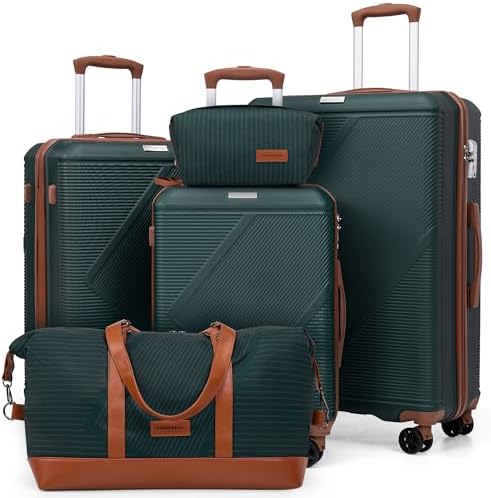 Amazon.com | Merax Luggage Set 3 Piece, Lightweight Durable ABS