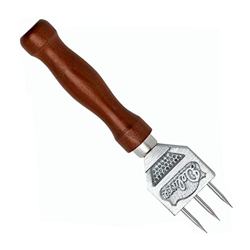 Ice Pick 3-Prong with Wooden Handle Ice Chipper Create Ice Chunks