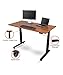 Electric Standing Desks (60 Inches, Black Frame/Teak Top)