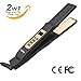 Spaire Hair Straightener Negative Ionic Wet Hair Applicative PTC Ceramic Flat Iron Hair Styler with LCD Fast Heating Temperature Control and Lock Design