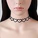 Choker Necklaces Women's Ladies Velvet Choker Necklaces Gothic Stretch Choker Pendant Necklace