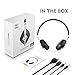 Aolaifo Bluetooth Headphones, Wireless Headphones with Mic and NFC Stereo for PC/ Cell Phones/ TV (Black/Silver)