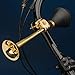 Kings County Tools Old Fashioned Solid Brass Bike Horns (Set of Three) | Handmade Design | Decorative and Functional