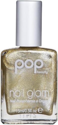 POP Beauty Nail Glam Nail Polish - Golden Metal - 0.5 oz