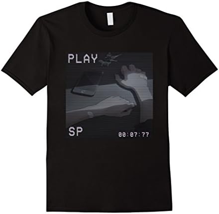 Mens Aesthetic Anime Japan Retro 90s Vaporwave T Shirt Small Black