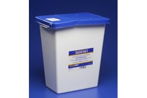 KENDALL HEALTHCARE PROD INC. Covidien PharmaSafety Pharmaceutical Waste Container - 8860EA - 12 Gallon Gasket Container, Hinged Lid, 1 Each/Each