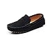 rismart Shenn Boys' Cute Slip-On Suede Leather Loafers Shoes S8884