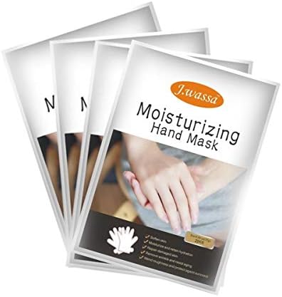 4 Pair Moisturizing Hand Mask Glove Winter Cracked Dry Hands Skin Care Nourishing Whitening Smoothing Retain Hydration Christmas Gift for Women Men