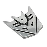 Decepticon Transformer Chrome Finish Auto Emblem - 3