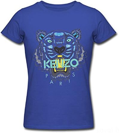 Ahhsywv Womens T-shirts Classic Style Kenzo Royal Blue Size S