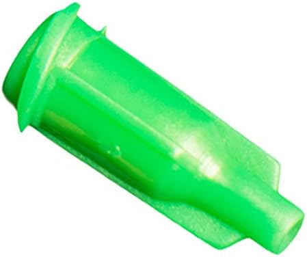 CML Supply Luer Lock Dispensing Syringe Tip Cap Green 100 pcs