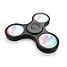 Wensltd Hot New Fidget Hand Spinner With LED Light Finger Toy EDC Focus Gyro (Black)