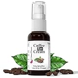 Coffee Eye Cream Anti Aging, Anti Wrinkle Treatment for Puffiness, Fine Lines and Crows Feet, Eye Moisturizer with Caffeine and Aloe Vera. Firming for Under Eye, Natural and Organic, 1 Ounce