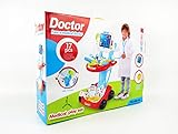 NBD Corp Kids Toy Portable Doctor Set, 17 Piece Set with Play Screen and Play Doctor Instruments