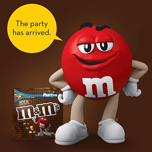 M&M'S Milk Chocolate Candy Party Size 38-Ounce Bag (Pack of 2)