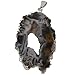 Agate Pendant Jewelry, Geode Slice, a Unique Polished Natural Stone from Brazil, with a Center of Druzy Crystals, Medium Size Between 1 1/4
