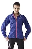 ClubFit Women's Ultra Light Activewear Jacket with Light Reflective Material and Earphone Loops