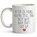 YouNique Designs 15 Year Anniversary Coffee Mug for Her, 11 Ounces, 15th Wedding Anniversary Cup For Wife, Fifteen Years, 15th Year (White)