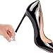 Mtlee 8 Pairs High Heel Protector Heel Repair Caps Covers, Extra Small, Small, Medium, Large, Clear