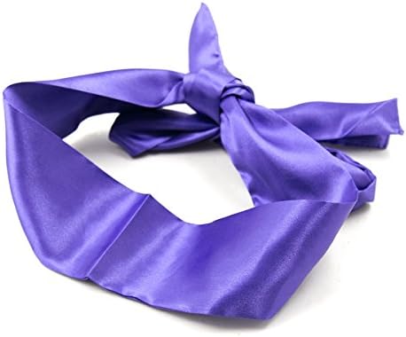 CLROY Purple Costume Masks Blindfold for Role Play (Color-5)