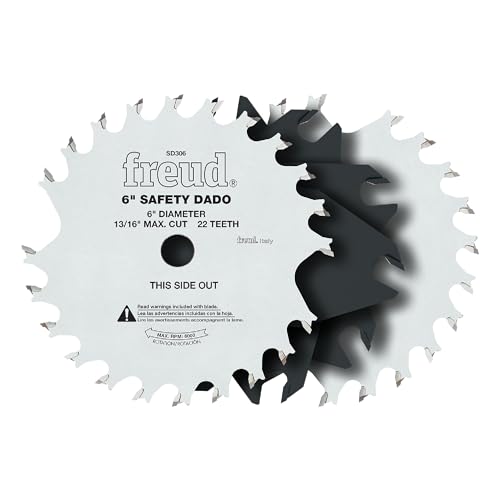 Freud 6 x 18T Safety Dado Sets (SD306), Multi, One Size