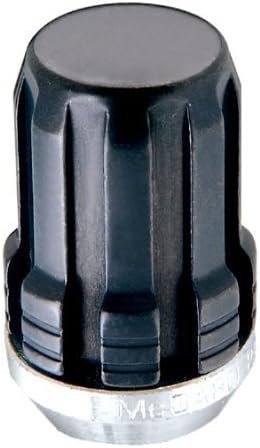 McGard 65354BK Chrome/Black SplineDrive Lug Nuts (M12 x 1.25 Thread Size) - Set of 4 by McGard
