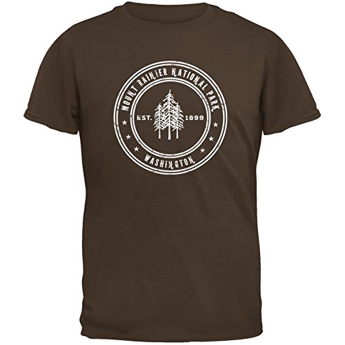 Mount Rainier National Park Brown Youth T-Shirt