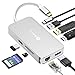 Humixx USB C Hub, 9-in-1 USB C Adapter with 4K HDMI, Mac-Style Design 1Gbps RJ45 Ethernet Port, USB 3.0, SD/TF Card Reader,100W PD Charging Port for MacBook/Pro/Air and Type C Windows Laptops