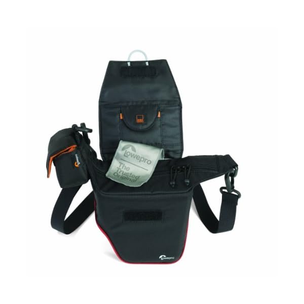 Lowepro Compact Courier 70 Kameratasche für Systemkameras schwarz/rot – Bild 6