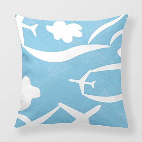 Buy Decorative Pillows 18 X 18 Jet Plane Throw Pillow Covers Online at