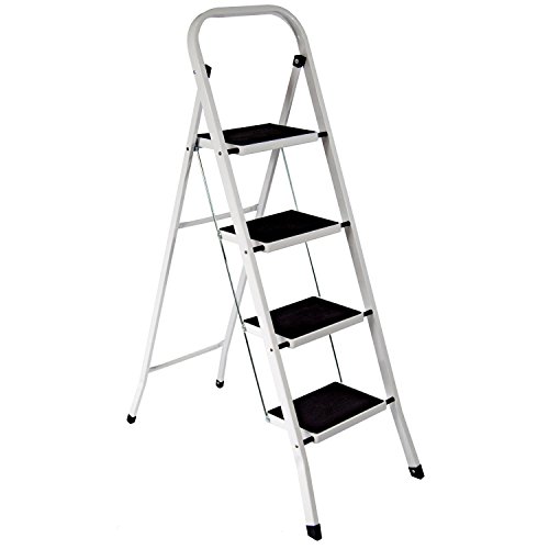 ***Free DELIVERY*** Highlands Superior 4 Step Ladder Non Slip Tread Safety Kitchen Heavy Duty â€¦