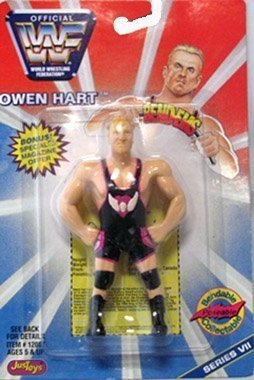 WWF / WWE Wrestling Superstars Bend-Ems Figure Series 7 Owen Hart by Just Toys [parallel import goods]