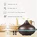 InnoGear 500ml Aromatherapy Essential Oil Diffuser Wood Grain Aroma Diffusers Cool Mist Humidifier with Timer Adjustable Mist 7 Color Changing Night Lights Waterless Auto Shut-off for Home Office Yoga